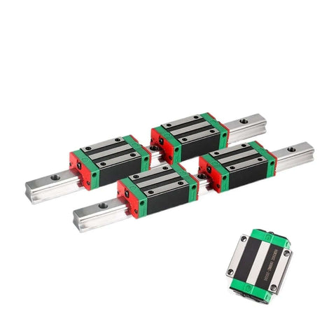 Rock Solid Dual Carriage HGH25CA Linear Guide Rail Kit Pre Drilled HGR25 Rails 1850mm To 2050mm For Smooth Silent CNC Motion Control