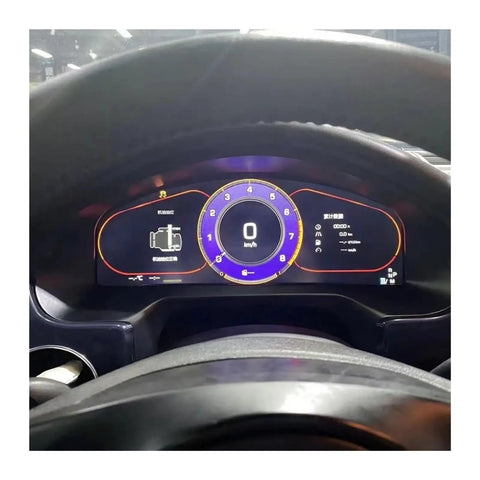 Porsche Panamera 12.3 Inch LCD Dash Instrument Cluster Replacement Digital Gauge Module With Built In Circuit Components For 2010 2016 Models, Plug And Play, Stable Performance For Idle And Acceleration dashboard view