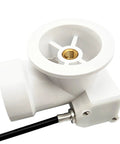 45 Inch Cable Drive Bath Drain Trim Kit With Rotary Overflow Cover Knob Pop Up Stopper And Schedule 40 PVC Fittings In Polished Chrome No Fuss For Modern Bathrooms, showing PVC fitting detail