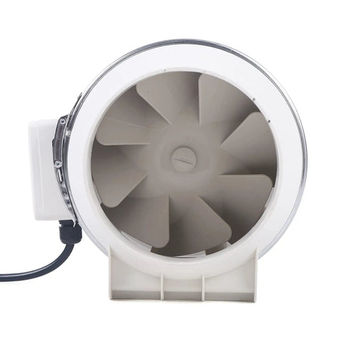 Heavy Duty Tubular Exhaust Ventilation Fan With All Copper Motor 110V view showing blades and motor setup for home hotel or warehouse.