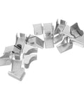 Tough As Nails Shelf Clamps And Metal Cabinet Clips For Shelving Brackets Supports Wire Pegs Book Hardware Storage And Office Organization 200 Pieces