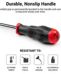 Quarter Inch Drive High Torque Spinner Handle for Quick Fastener Spin and Maximum Leverage with a Serious Grip Three Sided Design