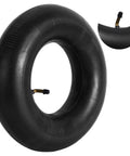 12x5.00-6 Inner Tube With Bent Valve Stem for Electric ATV Dirt Quad Go Kart and Lawn Mower Replacement showing valve