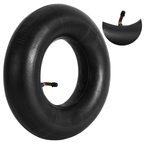 12x5.00-6 Inner Tube With Bent Valve Stem for Electric ATV Dirt Quad Go Kart and Lawn Mower Replacement showing valve