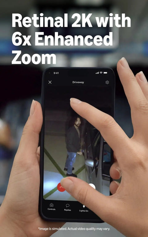 Wired Floodlight Security Camera Serving Up Legit Crisp 2K Video And Wide Angle Coverage With 6X Digital Zoom For Sharp Clarity And Ultra Bright Lights To Keep Your Crib Secure While You Catch Every Weird Visitor