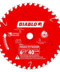 Knockout Finishing Trim Saw Blade With 6 1 2 Inch Size And 40 Badass Teeth For Smooth Crosscuts Ripping Hardwood Softwood Plywood