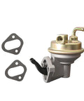 Mechanical Fuel Pump Replacement For GM Small Block 350 327 383 400 Engines Swap In For Chevrolet GMC Buick Cars And Trucks Fits Blazer C10 Suburban El Camino Impala And More, shown with gaskets