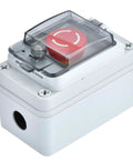 Emergency Stop Button Box 660V 10A Waterproof Outdoor Safety Switch For Industrial Use Rugged E Stop Push Button Box IP67