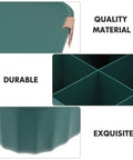 Heavy Duty Underwear Storage Box With Secure Lid Rock Solid Sock And Sleepwear Drawer Organizer top view showcasing durable plastic and divider sections.