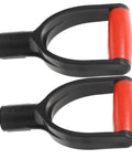 2 Pack D-Shaped Shovel Handle Replacement Grip For Snow Shovels And Garden Tools Comfy Lightweight Ergonomic Grip Durable Smooth Finish