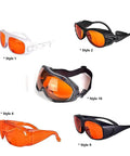 OD5 Plus Laser Safety Glasses for 190 to 540 Nm Absorption Type Protective Goggles With 50 Percent Visible Transmittance CE Certified