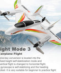 Pro Level RC Airplane For Adults, 2.4G 6CH Glider With 3 Flight Modes, featuring durable EPO construction in flight over mountains