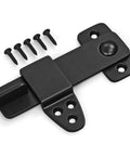 Vintage Style Black Wrought Iron Flip Latch Hardware Kit For Double Doors, Barn Doors, Garden Gate, Cabinet, Bar And Pantry