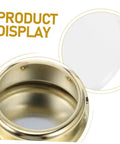 Hella Dope Decorative Fire Sprinkler Covers For Concealed Head Valves Rock Solid Metal Nozzle Caps close-up view of gold finish.
