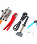 Eagle Butt Welding Kit for Belt Splicing 120V Polyurethane Belting with hot knife, clamp, shears, corded tool for Pro Grade splicing