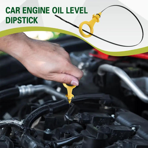 Engine Oil Dipstick Replacement For Audi 2.0T A3 A4 A5 Q3 Q5 Yellow Handle Heat-Resistant Aluminum Alloy No-Fuss Durable Fuel Dipstick