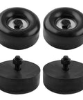 2.5 Inch Trailer Ramp Door Bumper Kit With Round Rubber Stops And Screw Hardware, Heavy Duty 4 Pack
