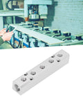 Aluminum Compressed Air Manifold Block High Pressure Proof Pneumatic Splitter with Fast Connector