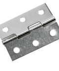10 Pack Stainless Steel Cabinet Door Hinges with Soft Close Dampers, shown in detail against white background, for furniture hardware.