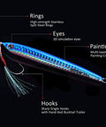 High Strength Vertical Saltwater Jigging Jigs 60 To 150g Glow With Assist Hook Fast Fall Lead Lures For Deep Sea Angling