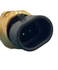 Straight Bolt On Engine Coolant Temperature Sensor Replaces TX89 And SU109, brass housing with connector for easy installation.