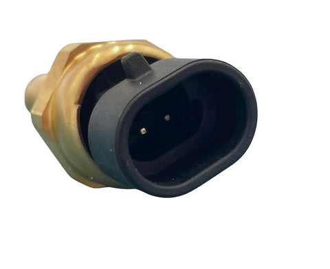 Straight Bolt On Engine Coolant Temperature Sensor Replaces TX89 And SU109, brass housing with connector for easy installation.