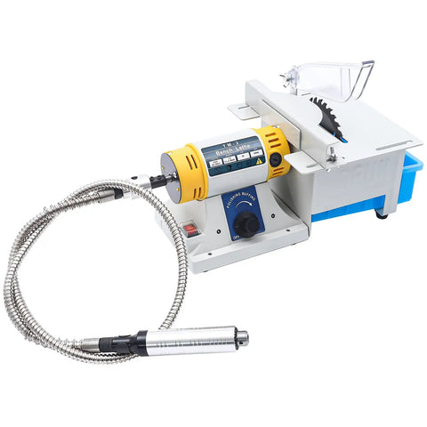 Desktop Do It All Jewelry Grinder And Polisher 320W 110V Multi Function Buffer Tool Kit with flexible shaft for grinding and polishing