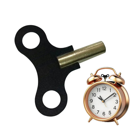 Sturdy Steel Clock Winding Key Set For Antique Grandfather Clocks And Mechanical Alarms, Smooth 4.4mm Square Inner Diameter