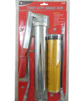 Heavy Duty 15 Inch Grease Gun With 12 Inch Flex Hose Includes 14 Oz Lithium Grease Tube Three Filling Options Durable Follower Spring