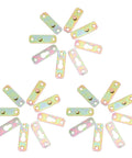 24 Pairs Metal Picture Clips And Wall Mount Brackets Hanger Kit For Picture Hanging Easy Hanging Fasteners For Home Gallery Art Mirrors And Certificates Durable Steel Clips And Brackets