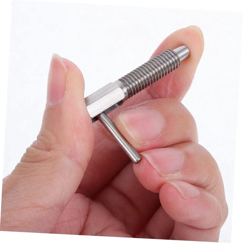 Top Notch Stainless Steel Retractable Plunger Pin Spring Return Action For Shop Tools Cabinet Hardware Drawer Stopper in hand