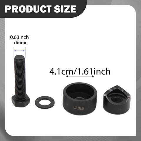 Heavy Duty 41mm Sheet Metal Punch Tool Rock Solid Knockout Kit Designed For Smooth Conduit Holes And Precision Cuts Built Like A Tank With All Steel Construction Works Like A Charm For Trade Pros And Hardworking Diy Fans