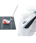 Golf Club Lie Angle Board Swing Angles Practice Tool Easy Read Gauge For All Levels Portable PP Material 15.75x7.87 Inch displayed