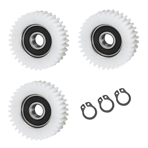 36 Tooth Nylon Motor Gear Set With Gear Clutch For Electric Tools Pro Grade Replacement 3 Piece Kit Durable Easy Install