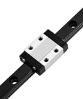 Carriage Block For Linear Rail Guide Black Heavy Duty Stainless Steel Bearings Ideal For 3D Printers And CNC Machines, Precision Slide Block