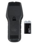 3-in-1 Wall Scanner for stud Metal Wire Detector ABS with QC Passed label and a 9V battery for power.