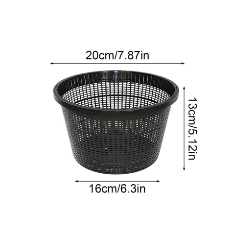 Weatherproof Hydroponic Net Pots Set For Seedlings And Water Plants Heavy Duty Reusable Garden Cups dimensions