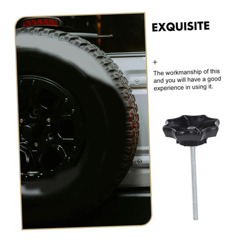 Spare Tire Bolt Replacement For Cars Universal Fitment Clamp Hold Down Hardware Easy Install Durable Metal And Plastic Mounting Bolt For Spare Wheel Must Have For Long Lasting Reliability