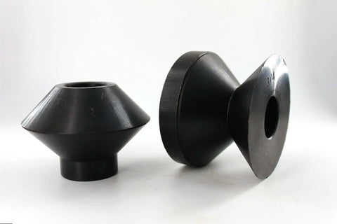 90 Degree Hem Roll Dies Set For Bead Roller, 19.05mm Three Quarters Inch Finish, Fits 22mm Shafts, shown in black oxide coating