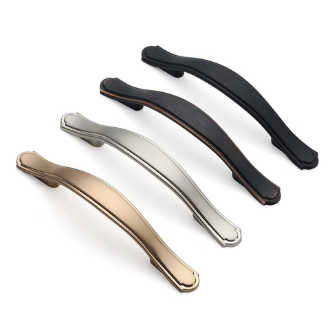 Oil Rubbed Bronze Cabinet Handles 10 Pack 3 Inch Center To Center Drawer Pulls Zinc Alloy Durable Hardware in assorted colors
