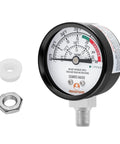2 Inch Dial Pressure Cooker And Canner Gauge With Lower Mount In Black Steel Case Includes Gasket And Nut For Seriously Accurate Steam Pressure Readings From 0 To 30 Psi