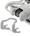 Quick-Release Gimbal Bumper for NEO Drone shown in grey, illustrating easy-install anti-collision full protection and lens guard assembly.