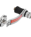 Powerful Magnetic Welding Ground Clamp With Heavy Duty Strong Magnetism And Iron Build For Secure Electrical Connections On Any Industrial Or Diy Project, chrome metal with rubber grip.