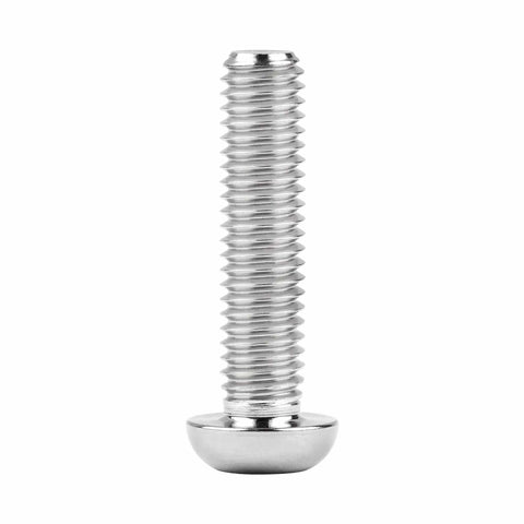 Crazy Lightweight Titanium Button Head Torx Bolts Set M5 M6 M8 In 10 12 15 20 25 30 35 40 Mm Length Pack Of 6 For Bicycle Motorcycle And Car Use Grade 5 6Al 4V Tough And Corrosion Resistant.