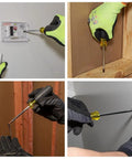 Magnetizer Demagnetizer Screwdriver Set, 7 Piece Kit in use for DIY projects showing magnetic tips and comfortable grip.