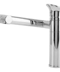 Maqulae Metal Basin Faucet with Hose, Single Hole Sink Tap for Kitchen, sleek chrome design, ideal for modern bathrooms.