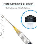 Heavy Duty 30 Pack 3 Milliliter Luer Lock Syringes With Stainless Steel Tips Individually Sealed For Lab Research And Craft Mixing showing micro lubricating oil design.