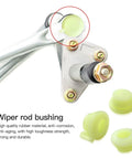 Front Windshield Wiper Linkage Arm Bushing Cap for 1981-1993 Dodge D150 D250, green nylon cap on wiper linkage arm