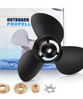 Mercury Outboard Propeller Upgrade Aluminum 13 And A Quarter By 17 15 Spline Tooth Right Hand with hub kits OEM 48-77344A45