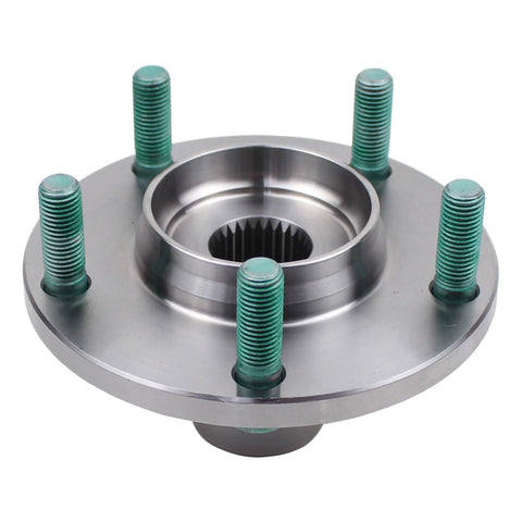 Front Wheel Hub Bearing Assembly Pair For Mazda 5 2006-2015 With ABS Direct Fit Driver And Passenger Side Front Bearings Kit OE Style Replacement Beefy Durable Sealed Bearings displayed